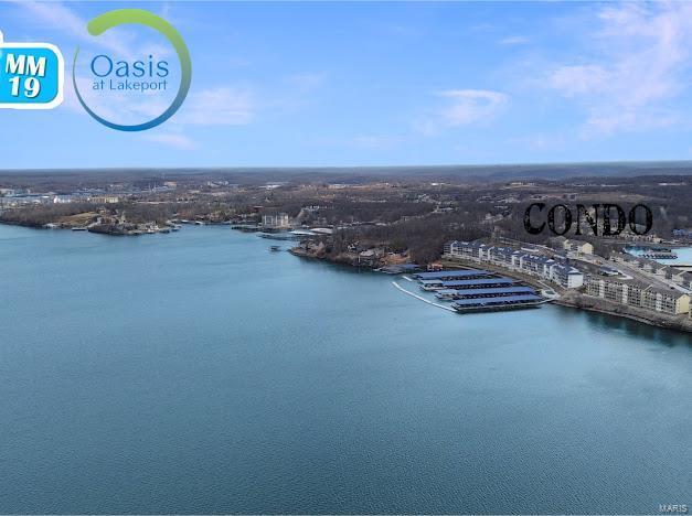 bird's eye view of a large body of water