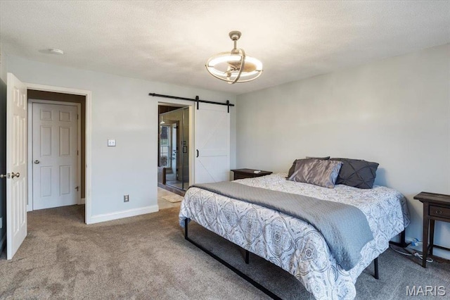1500 Swiss Village Rd, Osage Beach, MO 65065 - bedroom featuring carpet floors and a barn door