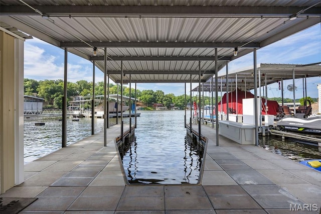 1500 Swiss Village Rd, Osage Beach, MO 65065 - dock area with a water view and boat lift