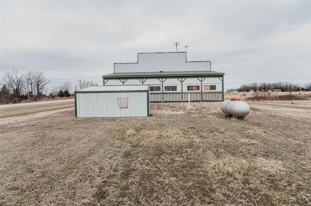 view of back of property