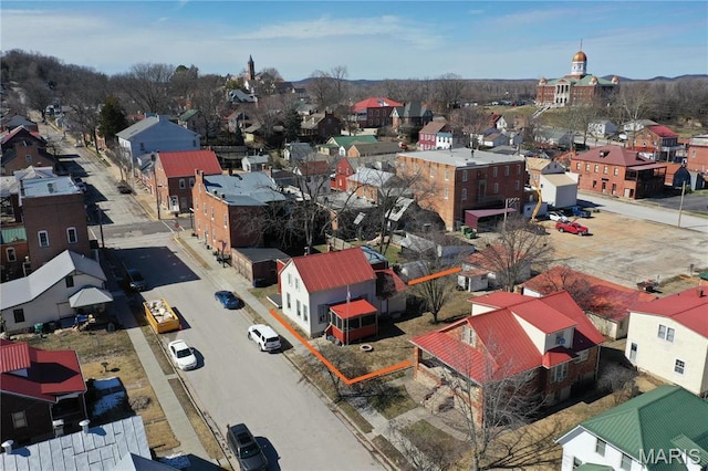 209 E 3rd St, Hermann, MO 65041 - aerial view of residential area featuring property parcel outlined