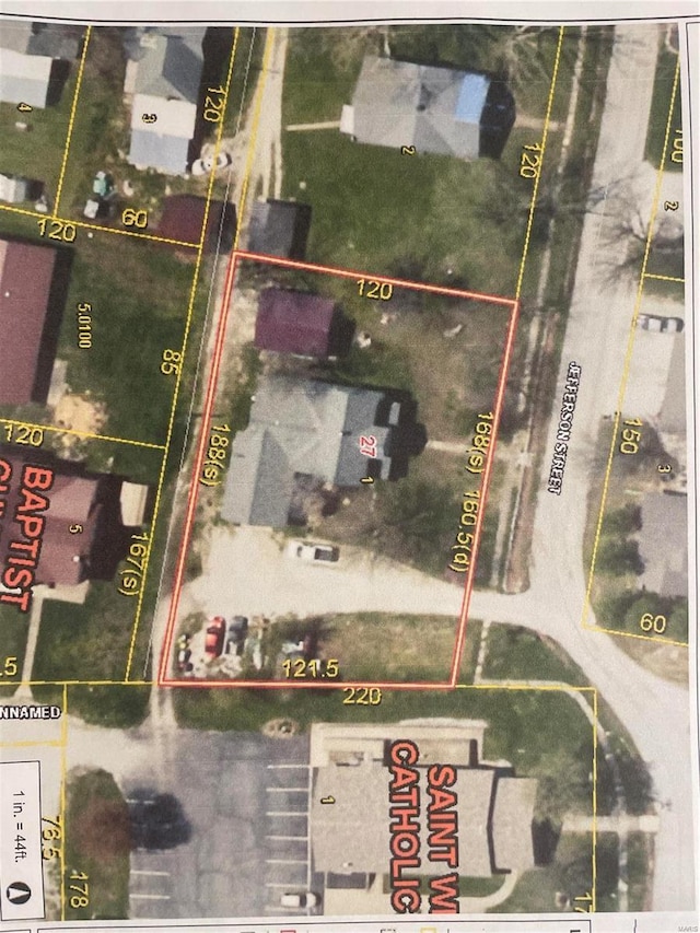 506 E Jefferson St, Perry, MO 63462 - map of property location