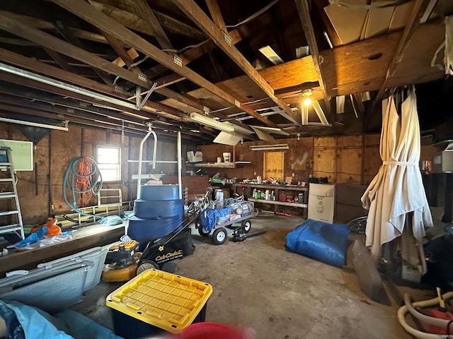 miscellaneous room featuring concrete floors