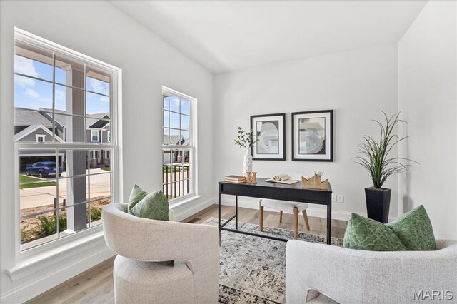 513 Beneficial Way, Saint Charles, MO 63304 - home office featuring wood finished floors and baseboards