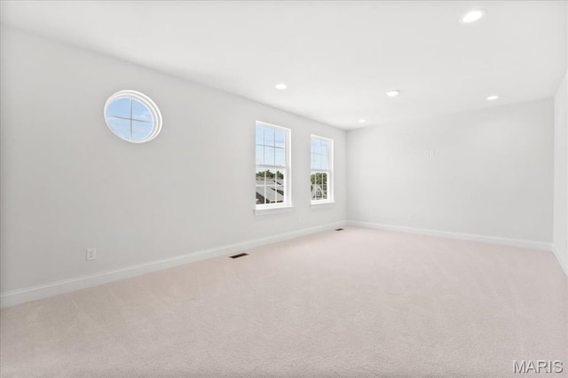 513 Beneficial Way, Saint Charles, MO 63304 - carpeted empty room with baseboards and recessed lighting