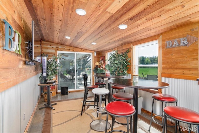 2 S Circle Dr, Carlyle, IL 62231 - sunroom / solarium featuring vaulted ceiling