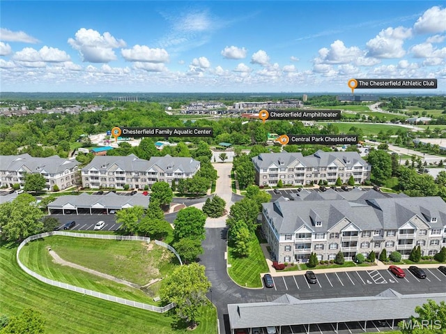 2 Monarch Trace Ct Unit 305, Chesterfield, MO 63017 - drone / aerial view