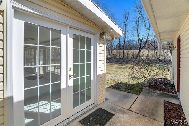 6072 Kingsway, House Springs, MO 63051 - view of exterior entry with french doors