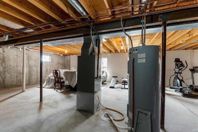 9 Amber Ridge Ct, High Ridge, MO 63049 - below grade area featuring gas water heater and heating unit