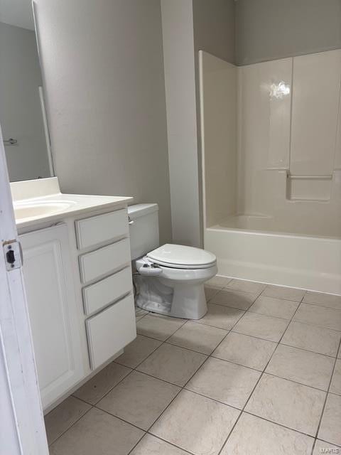 708 Michael St, Ofallon, IL 62269 - bathroom with tile patterned floors, toilet, and vanity