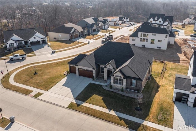 504 Coppice Ct, Wentzville, MO 63385 - aerial perspective of suburban area
