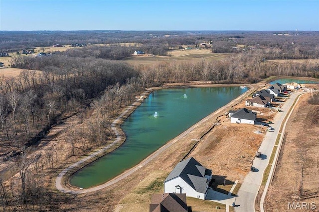 504 Coppice Ct, Wentzville, MO 63385 - aerial overview of property's location featuring a large body of water
