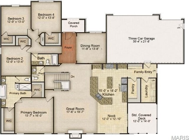 504 Coppice Ct, Wentzville, MO 63385 - room layout