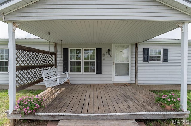 751 High St, Edgar Springs, MO 65462 - view of wooden terrace