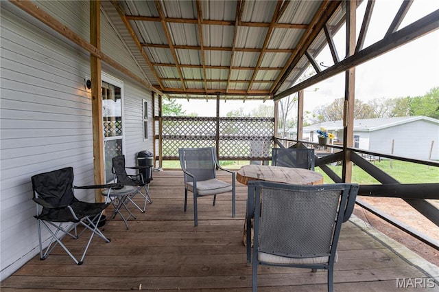751 High St, Edgar Springs, MO 65462 - view of deck