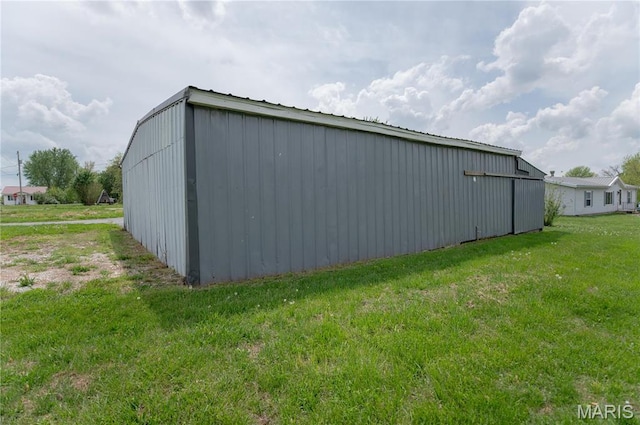 751 High St, Edgar Springs, MO 65462 - view of pole building with a yard