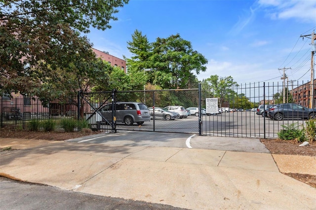 gate featuring fence
