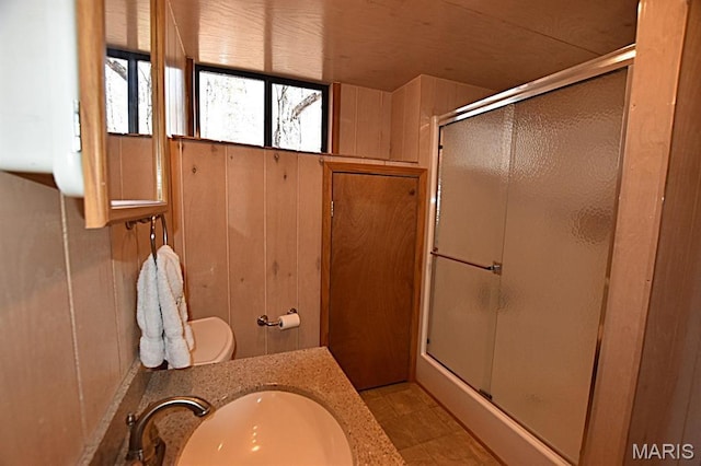856 Aspen Lake Dr, Innsbrook, MO 63390 - bathroom with a shower stall and vanity