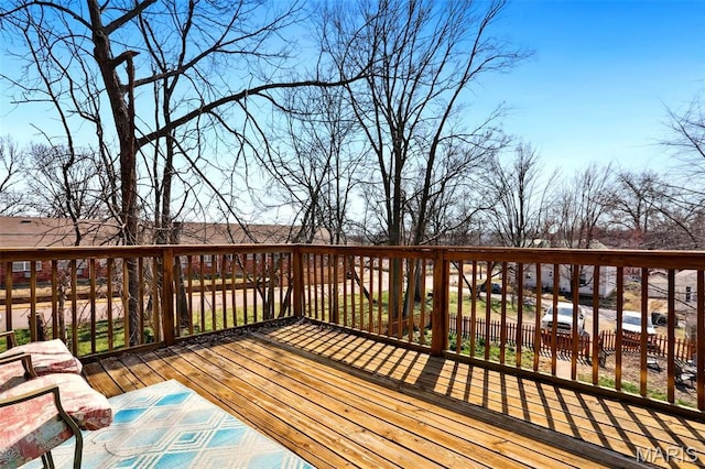 502 W 5th St, Washington, MO 63090 - view of wooden terrace