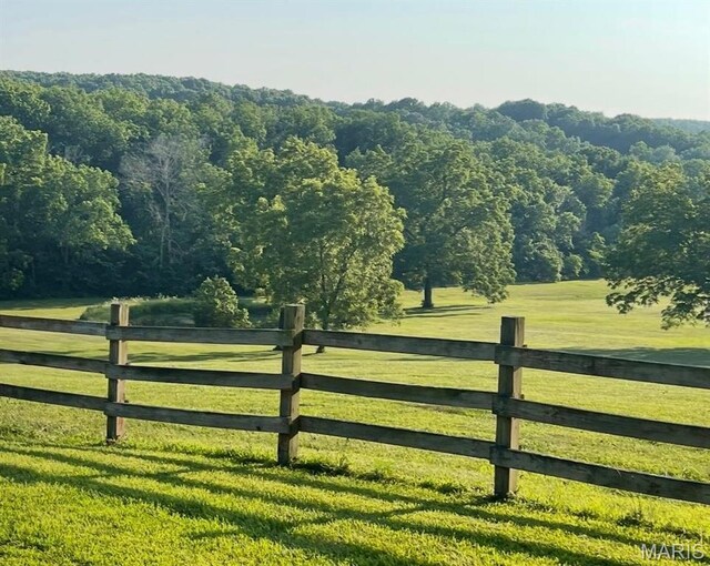 27409 Missouri Dr, Lebanon, MO 65536 - gate with a view of rural / pastoral area and a forest view