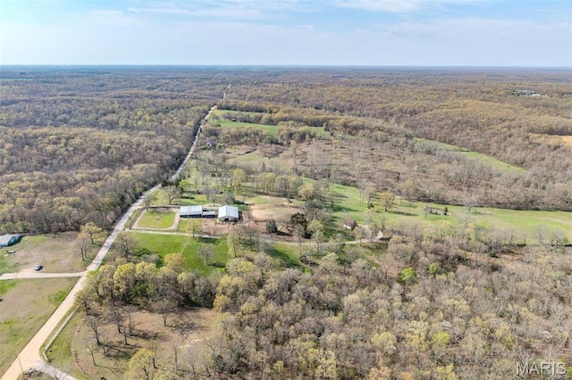 27409 Missouri Dr, Lebanon, MO 65536 - aerial overview of property's location featuring a forest