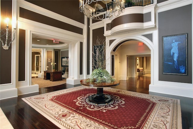 150 Carondelet Unit 2901, Saint Louis, MO 63105 - community lobby with a towering ceiling