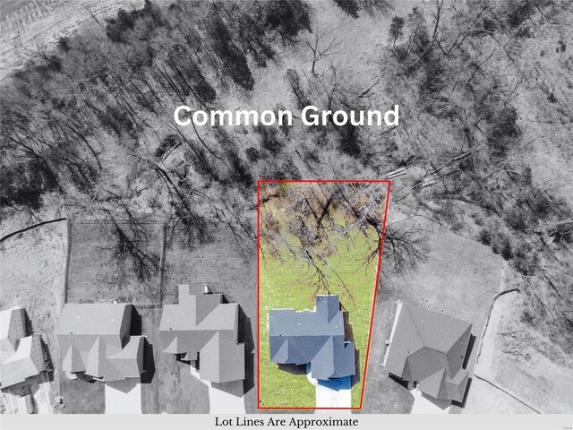 220 Great Bear Pass, Foristell, MO 63348 - aerial overview of property's location with property boundaries highlighted