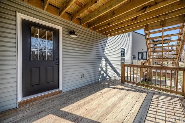 117 Alice Dr, Waynesville, MO 65583 - view of wooden deck