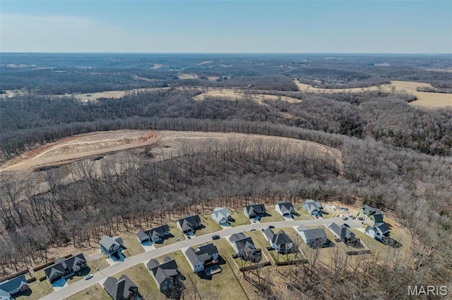 117 Alice Dr, Waynesville, MO 65583 - aerial overview of property's location featuring a forest