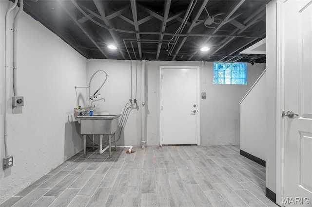 927 Gay Ave, Saint Louis, MO 63130 - below grade area with wood finished floors