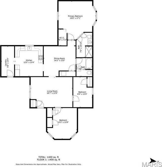 1005 Tyler St, Park Hills, MO 63601 - property floor plan