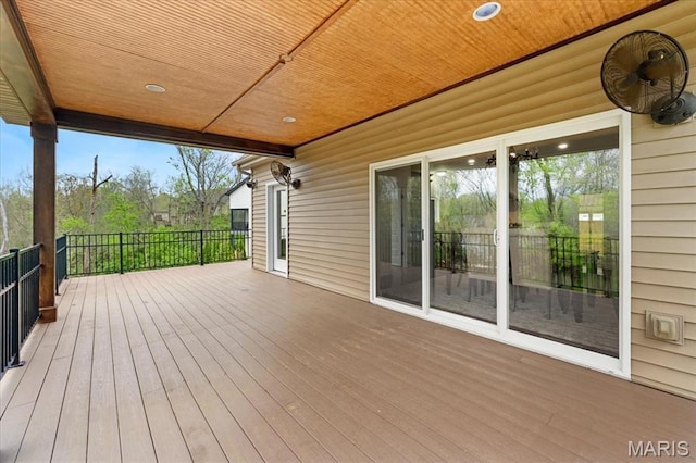 115 Place De Yeager, Lake St Louis, MO 63367 - view of wooden deck