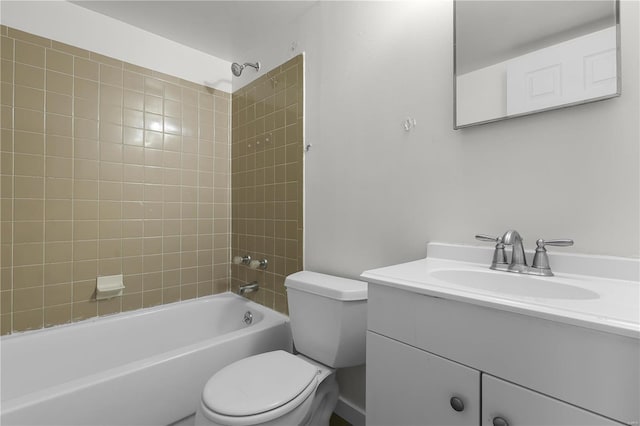 4515 Margaretta Ave, Saint Louis, MO 63115 - bathroom with toilet, bathing tub / shower combination, and vanity
