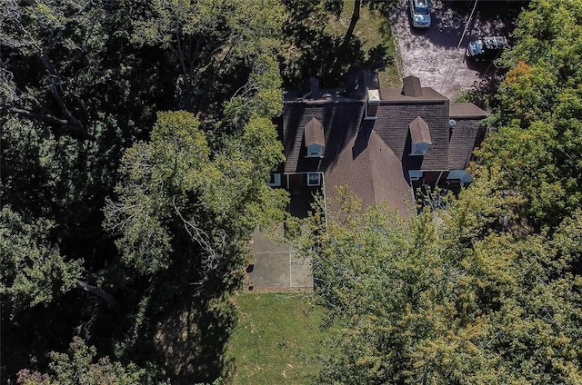 aerial view of property's location