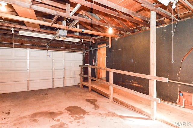 2500 Pine St, Granite City, IL 62040 - garage featuring a garage door opener