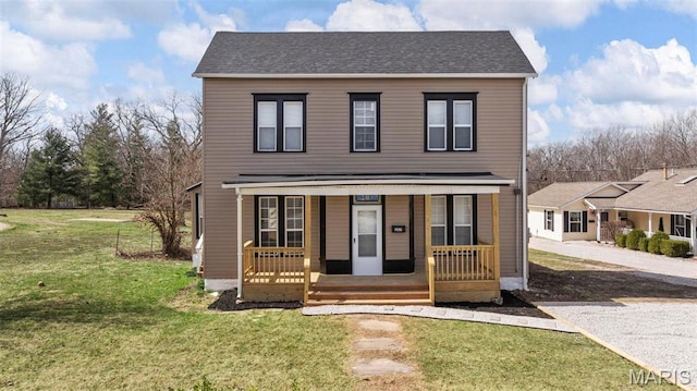 307 S State Highway 47, Warrenton, MO 63383 - traditional-style home featuring a porch and a front yard