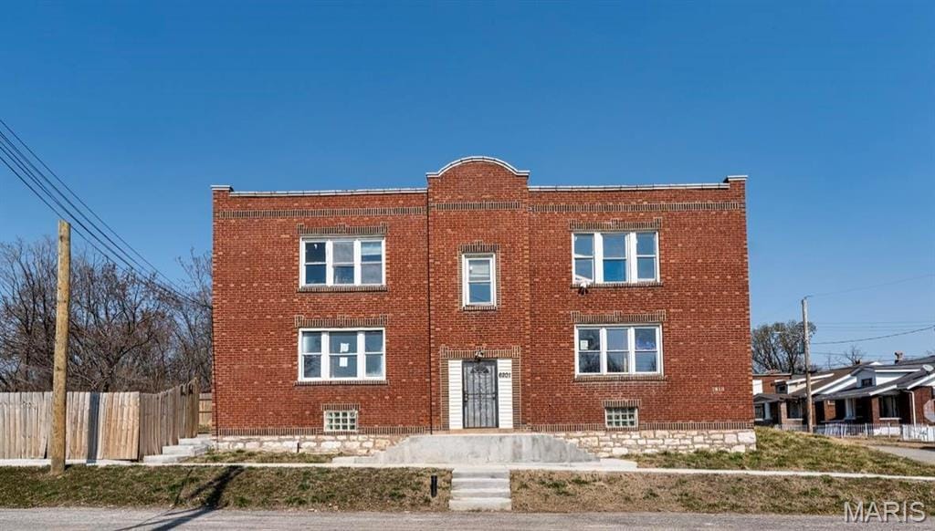 6201 Wabada Ave, Wellston, MO 63133 - view of building exterior with fence