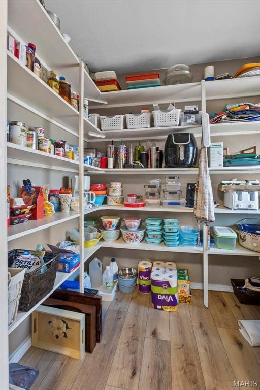 view of pantry