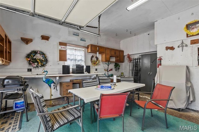 view of dining area