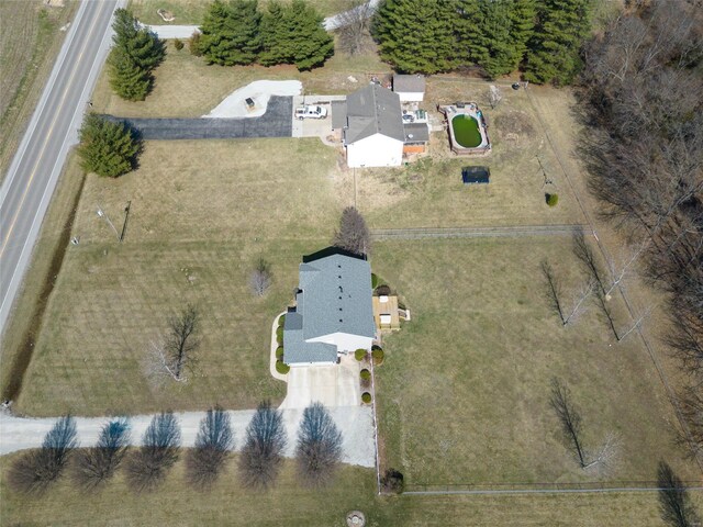 aerial view of property's location