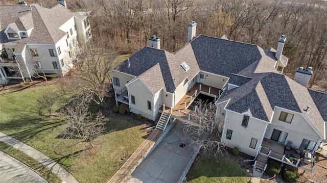 view of subject property
