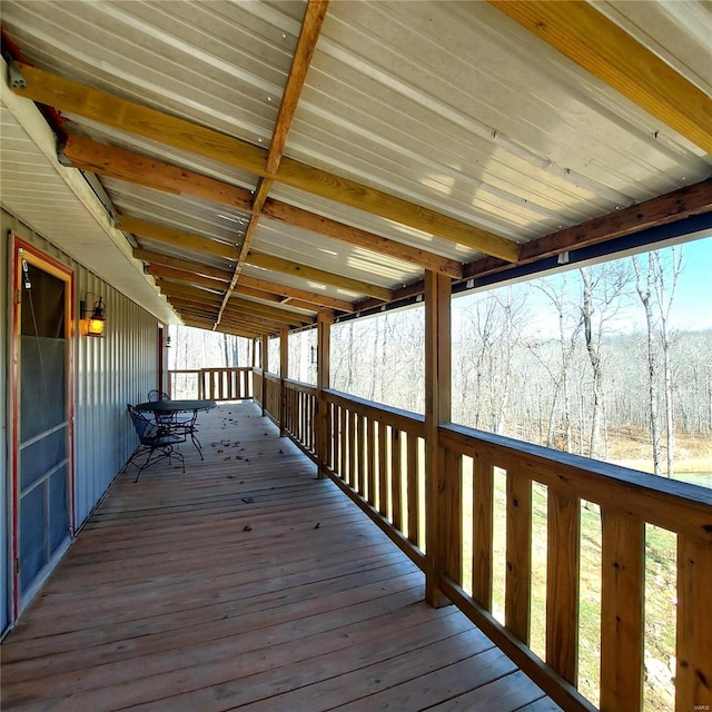 1432 Wayne 523, Wappapello, MO 63966 - view of wooden deck