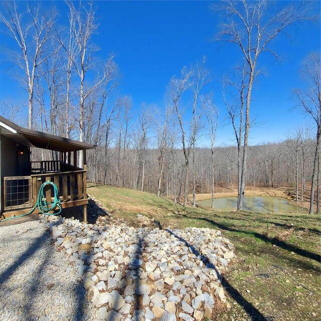 1432 Wayne 523, Wappapello, MO 63966 - view of yard with a forest view