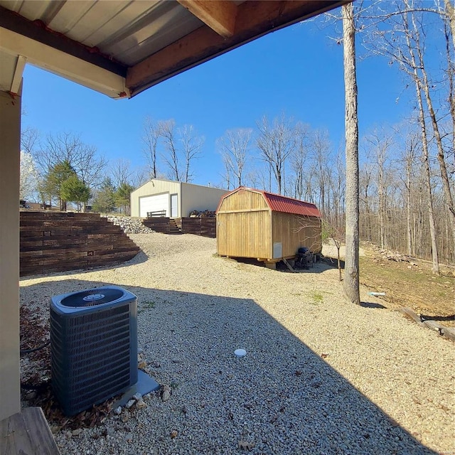 1432 Wayne 523, Wappapello, MO 63966 - view of yard with cooling unit, an outbuilding, a storage unit, and fence