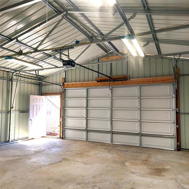1432 Wayne 523, Wappapello, MO 63966 - garage with a garage door opener and metal wall