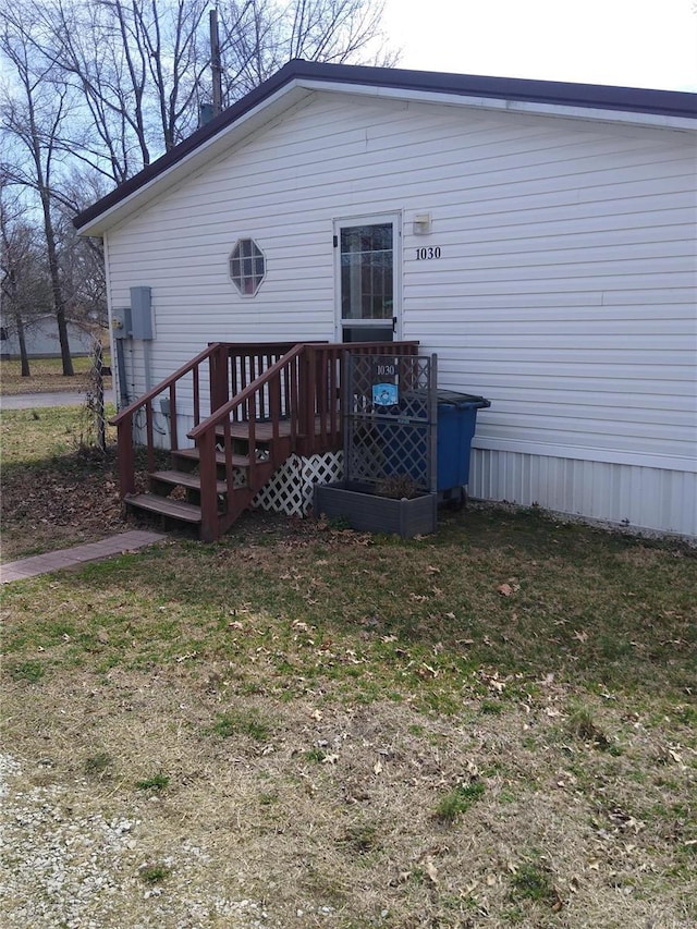 view of rear view of house