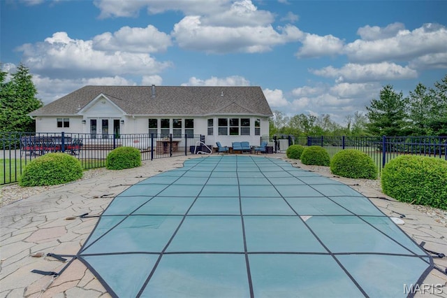 322 Gerard Ln, Moscow Mills, MO 63362 - view of pool featuring a patio area and french doors