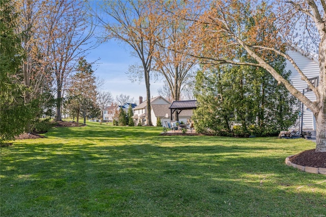 1155 Whitmoor Dr, Weldon Spring, MO 63304 - view of grassy yard with a gazebo