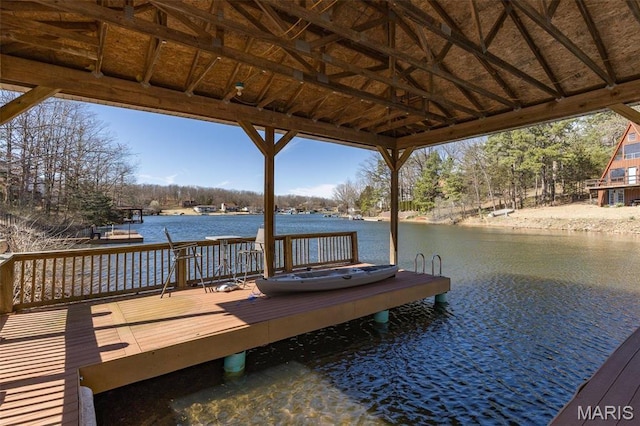 207 Normandie Dr, Bonne Terre, MO 63628 - dock area featuring a water view