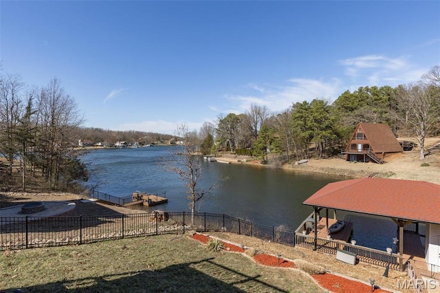 207 Normandie Dr, Bonne Terre, MO 63628 - water view with a dock